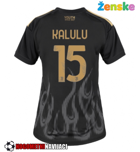 Ženske Nogometnih dresov Juventus Pierre Kalulu #15 Tretji 2026-27 Kratki rokavi Ženske Nogometnih dresov Juventus Pierre Kalulu #15 Tretji 2026-27 Kratki rokavi